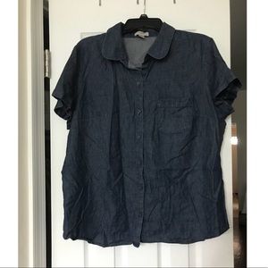 Loft denim shirt XL Plus size